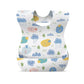 50-Pack Disposable Bibs for Babies Aged 6 Months to 2 Years Cartoon Bear Feeding Bib for Boy Girl Non-woven Drool Towel