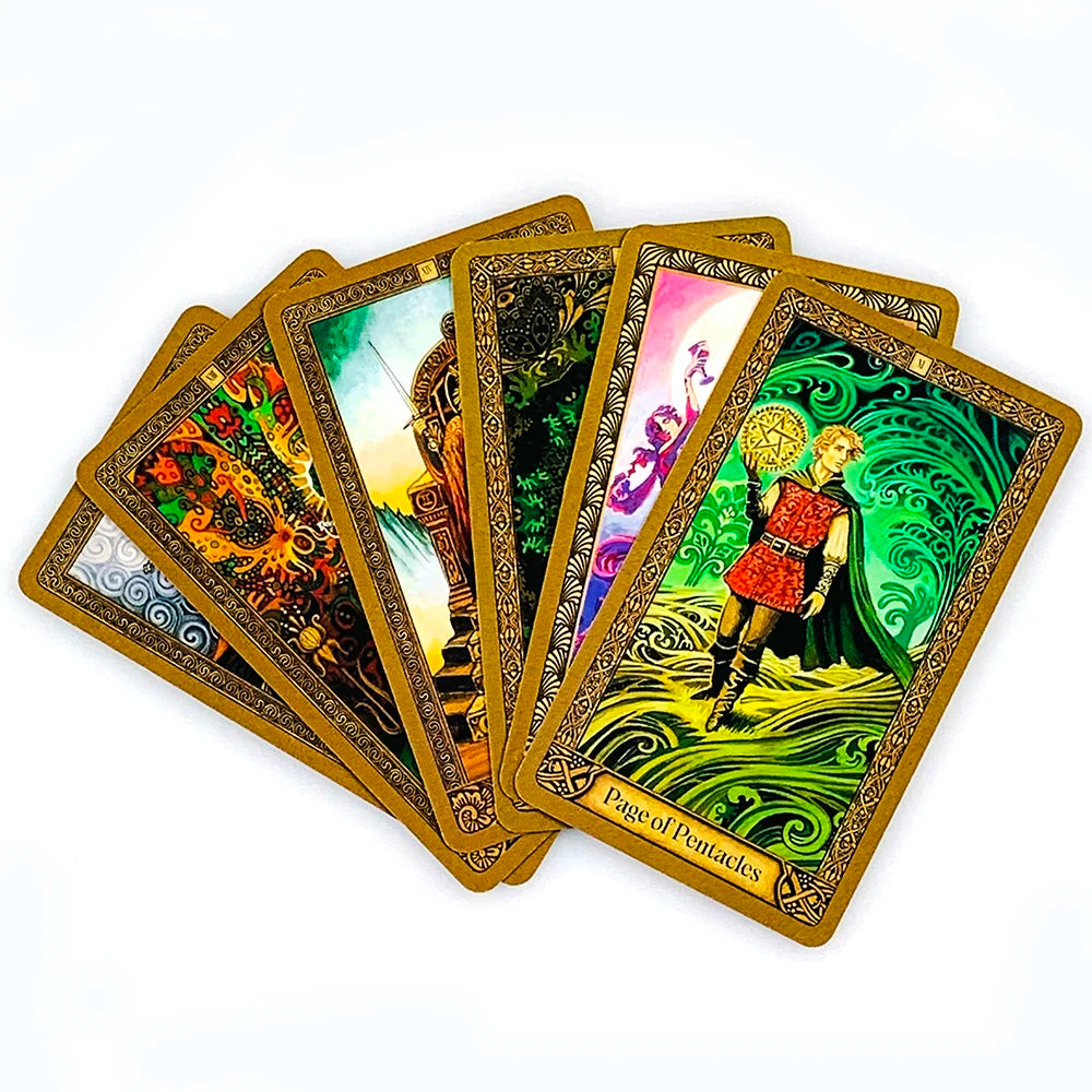 New Mystic Payche Tarot Cards 78 Cards Prediction Divination Tarot Deck Party Board Game Entertainment Leisure Cards Game