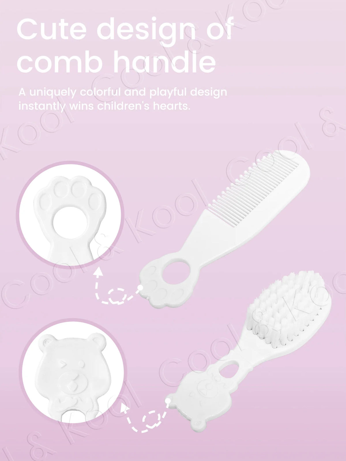 6-Piece Baby Grooming Kit Set, Complete Safe Nail & Hair Care for Newborns and Toddlers