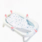 Baby Bath Net Mat Bathtub Cross-shaped Newborn Adjustable Bathtub Pillow Seat Cushion Anti-slip Shower Cradle Bed Seat
