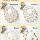 Baby Saliva Towel Infants Feeding Drool Bib lace Floral Soft Cotton Burp Cloth for Newborn Breathable Kids Bibs with Ruffle