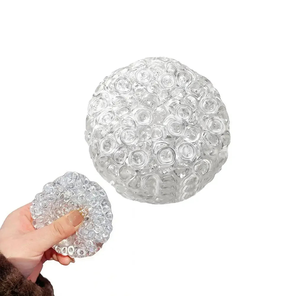 1Y-Upgrade Ice Bead Squishy Balls - Super Soft Mochi Fidget Toy with Slow Rebound Texture for Anxiety Relief & Relaxation
