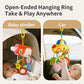 Baby Bed Bell Toy Car Milk Bottle Themed Bed Hanging Rattle Decoration Infant Soothing Stroller Hanging Piece
