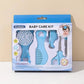 5 Piece  Baby Care Essential Kit Grooming Set Cartoon Bristle Soft Infant CombDesign Gentle Hair Brush Safe