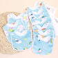 Random 5/8/10pcs Baby Cotton Babadores Burp Saliva Towel Cartoon Bibs Bandana Waterproof Boys Girls Accessories Clothing