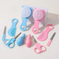 5 Piece  Baby Care Essential Kit Grooming Set Cartoon Bristle Soft Infant CombDesign Gentle Hair Brush Safe