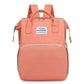 Fashionable Folding Baby Crib Mother and Baby Bag Large Capacity Hand-held Bottle Diaper Backpack Mother and Mommy Bag
