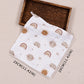 Kangobaby #My Soft Life# New 5pcs Pack Bamboo Cotton Breathable Baby Muslin Towel Newborn Burp Cloth