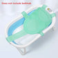 Baby Bath Net Mat Bathtub Cross-shaped Newborn Adjustable Bathtub Pillow Seat Cushion Anti-slip Shower Cradle Bed Seat