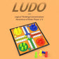 Ludo Game Set Strategy Game Parent Interaction with Foldable Board Travel Family Game for Party Toy Interactive Board Game