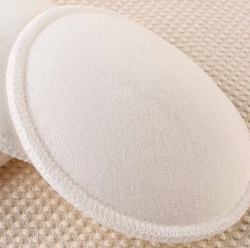 Bamboo Breast Pad Nursing Pads For Mum Washable Waterproof Feeding Pad Bamboo Reusable Breast Pads 4 Pcs New