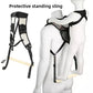 Ergonomic Baby Carrier with Standing Assist Footrest Outdoor Hiking Backpack Front Facing Carrier Infant Toddler Parent Hands
