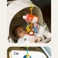 Baby Bed Bell Toy Car Milk Bottle Themed Bed Hanging Rattle Decoration Infant Soothing Stroller Hanging Piece