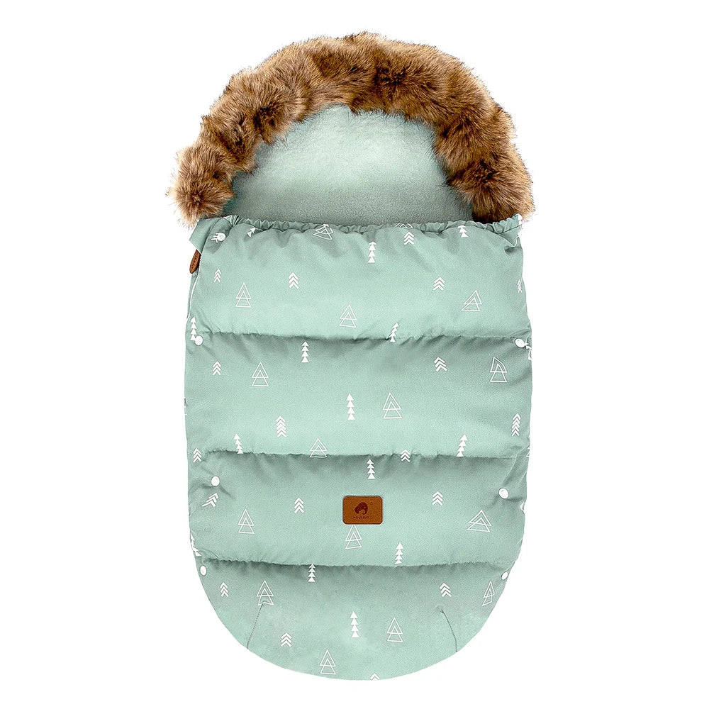 0-24Months Baby Carriage Sack Winter Warm Thicker Envelope For Discharge Stroller Footmuff Universal Pram Cover Accessories