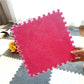 Soft Plush Baby Play Mat for Winter Crawling, Interlocking Foam Tiles Rug for Kids Room and Living Room， 30x30cm