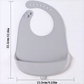 Silicone bib for baby meals - Children's waterproof bib - Feeding hygiene protection product
