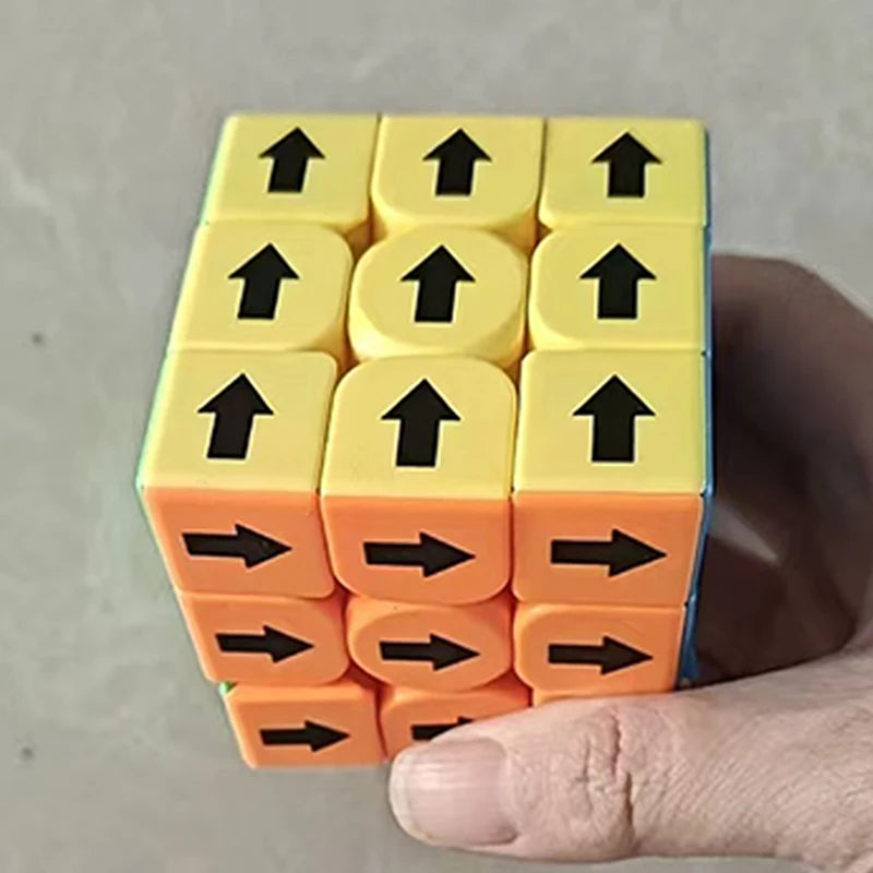Direction Arrow Speed Cube 3X3X3 Puzzle Challenge Gift IQ Logic Training Brain Teaser For Kids Boys Girls zauberwürfel