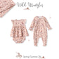 Wild Wrangler/Pink Bamboo Cowgirl Western Skirted Bodysuit