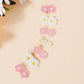 7pcs New Hot Selling Love Small Flower Combination Hairpin Cute Little Baby With Bangs Small Barrettes Girl's Sweet Hair Clip