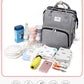 Fashionable Folding Baby Crib Mother and Baby Bag Large Capacity Hand-held Bottle Diaper Backpack Mother and Mommy Bag