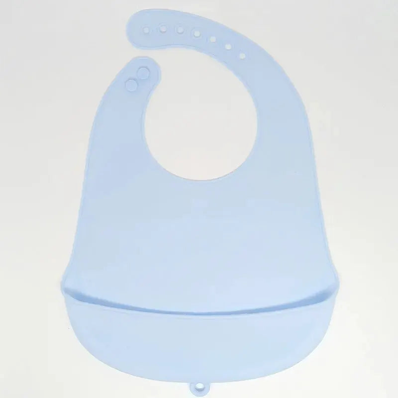 Silicone bib for baby meals - Children's waterproof bib - Feeding hygiene protection product