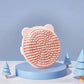 Baby Hair Brush Soft Hair Scalp Massager For Kids Gentle Bathing Shower Head Scrubber Cute Bear Design