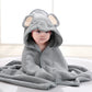 Cartoon Animal Baby Bath Towels Soft Newborn Hooded Towel Blanket Toddler Bathrobe Warm Sleeping Swaddle Wrap for Boys Girls