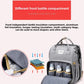 Fashionable Folding Baby Crib Mother and Baby Bag Large Capacity Hand-held Bottle Diaper Backpack Mother and Mommy Bag