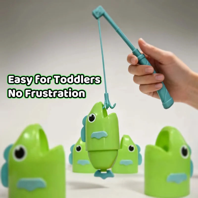 Fishing Battle Board Game Fish Body Stretchable Long Short Competition Kid Fishing Master Toy Family Interaction Educational Toy