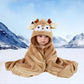 Cartoon Baby Bath Towel Infant Soft Bathrobe Hooded Swaddle Towel Blanket Kids Warm Sleeping Swaddle Wrap for Newborn Boys Girls