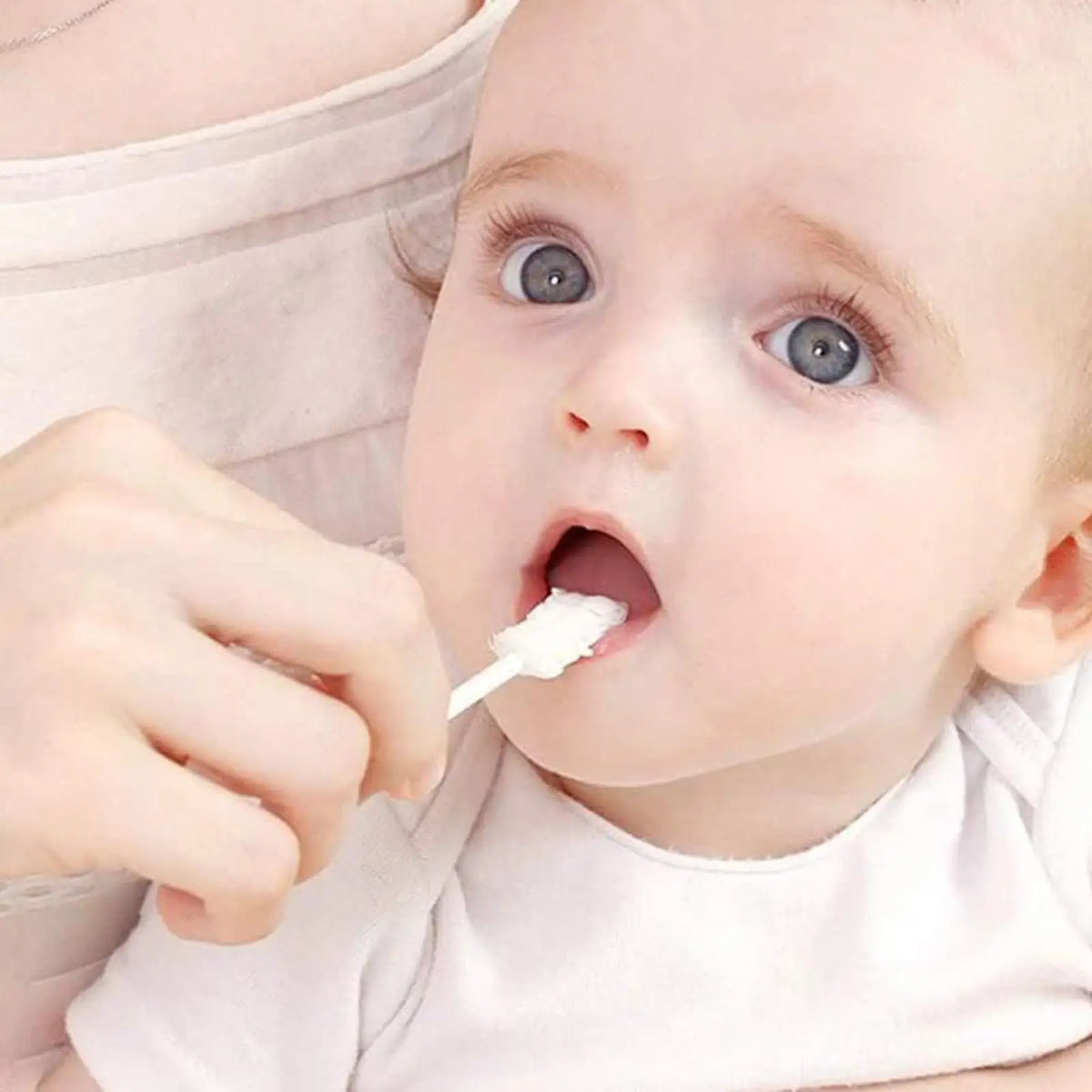 Baby Tongue Brush Mouth Care Cleaning Stick Gauze Soft Hygienic Cleaner Toothbrush for Baby Grooming Teeth Tongue Care Home