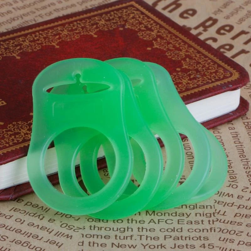 652F 5pc/set Dummy Pacifier Holder Clip Adapter Ring Button Pacifier Adapter Diy Baby Gift Accessories