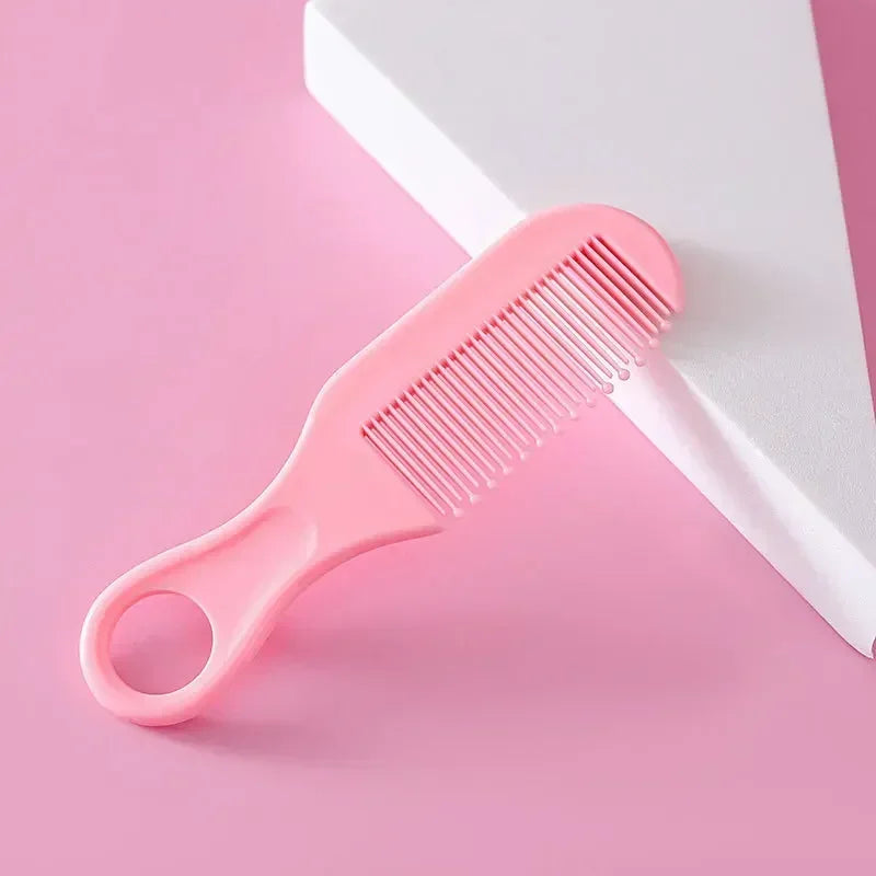 Baby Hairbrush Comb Portable Newborn Infant Toddlers Soft Hair Brush Head Massager Comb Set Baby Kid Hair Care Supplies