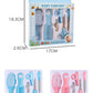 6pcs Baby Care Set Hair Comb Grooming Brush Set Nail Trimmer Scissors Clipper Hygiene Kit Healthcare Tools Sets for Toddler Gift