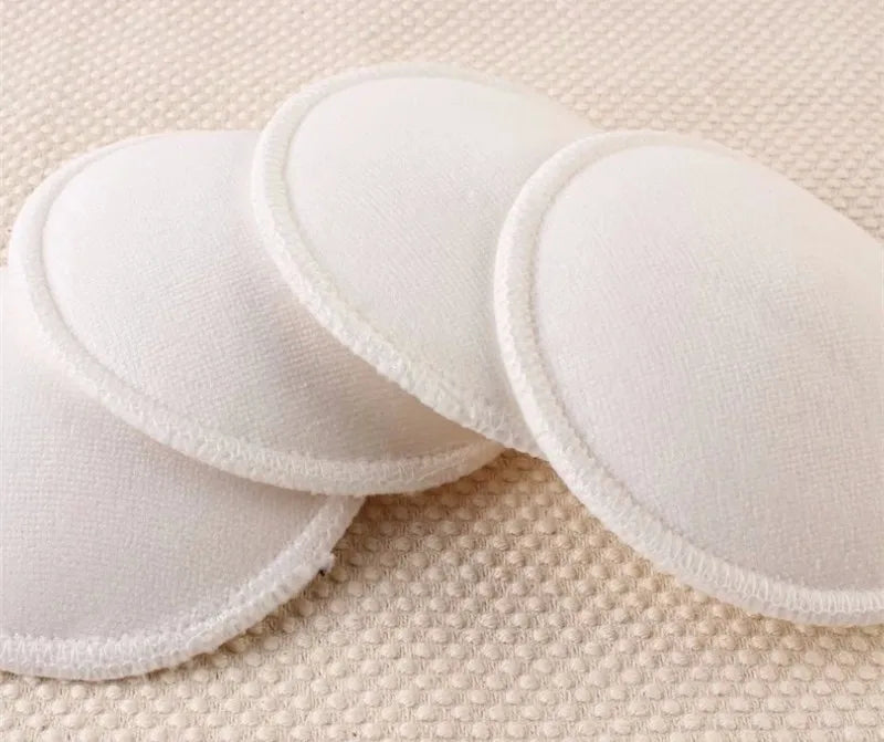Bamboo Breast Pad Nursing Pads For Mum Washable Waterproof Feeding Pad Bamboo Reusable Breast Pads 4 Pcs New