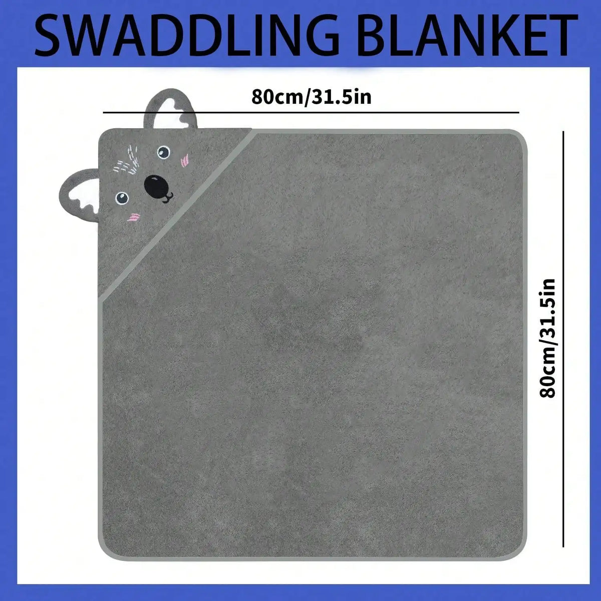 Cartoon Baby Bath Towel Infant Soft Bathrobe Hooded Swaddle Towel Blanket Kids Warm Sleeping Swaddle Wrap for Newborn Boys Girls