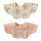 Cute Two-sided Usable Baby Feeding Bib Pure Cotton Gauze Pacifier Saliva Towel Breathable Petal Bib For Newborn Toddler