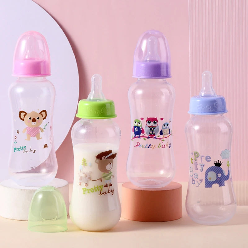 280ml baby bottle with handle, easy to clean, feeding accessory for children, suitable for various occasions
