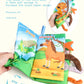 Baby 8 Page Tail Cloth Book Cartoon Animals Touch And Feel Infant Soft Books Development Interactive Early Education Toys