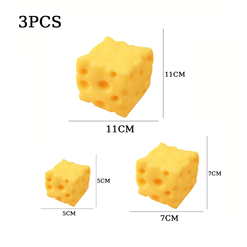 5/7/11Cm Giant Cheese Squeeze Toy Extra Large Size Cheese Squishy Fidget Toys Slow Rebound Shapeable Venting Ball Adults Gifts