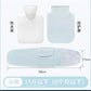 Newborn Baby Hot Water Bottle - Small Mini Warm Baby Belly Heat Pack Flatulence & Colic Relief Wonder - Warm Water Bottle