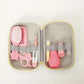 AnGku 8 sets Baby Care Tools Portable Hygiene Kit for Babies with EVA Box Grooming Kit for Newborn Baby