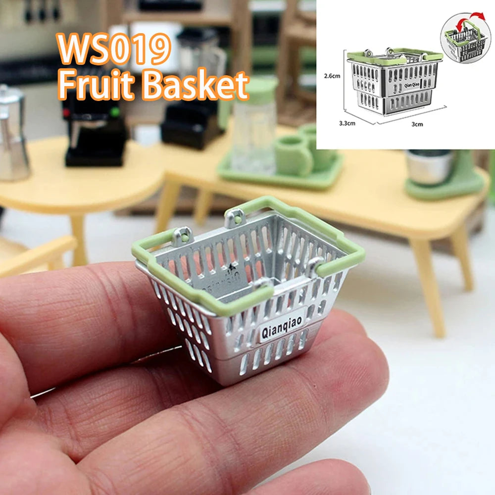 1:12 Scale Miniature Dollhouse Coffee Machine Accessories Blender Juicer Appliance Model Doll Furniture Play Mini Kitchen Toy