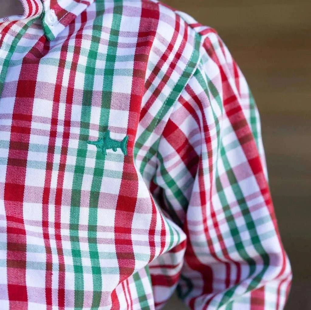 Saltwater Boys Company - Carter Oxford Shirt Sleigh Plaid