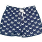 Saltwater Boys Company - SAINT SIMONS SHORTIES UPF 50+ NAVY/WHITE CRABS BOYS SWIM TRUNKS