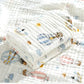 Environmental Breathable Newborn Baby Cotton Gauze Printed Muslin Swaddle Blanket Baby Bath Towel