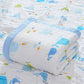Baby bath towel newborn super soft cotton gauze 6-layer cotton class A large-size baby and children's bath wrap