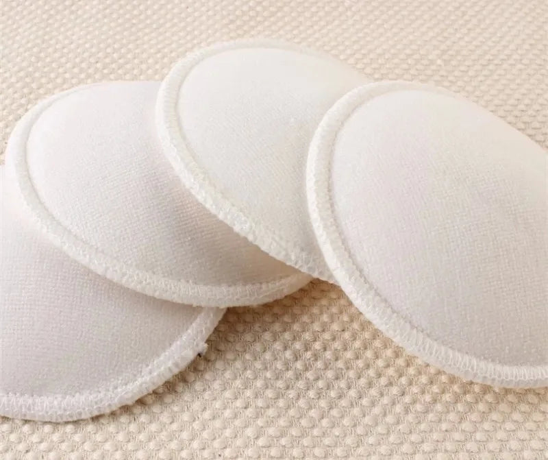 Bamboo Breast Pad Nursing Pads For Mum Washable Waterproof Feeding Pad Bamboo Reusable Breast Pads 4 Pcs New