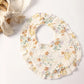 Baby Saliva Towel Infants Feeding Drool Bib lace Floral Soft Cotton Burp Cloth for Newborn Breathable Kids Bibs with Ruffle