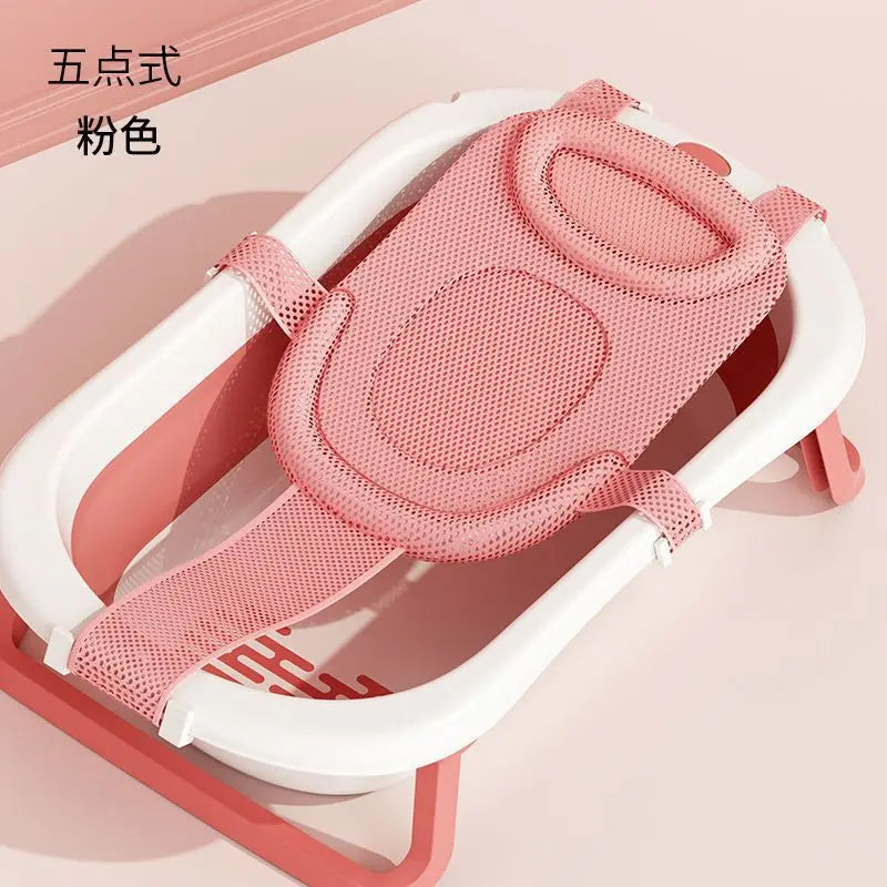 Baby Bathing Seat Support Mat Newborn Bath Tub Seat Baby Bathing Tub Non Slip Pad Safety Bath Support Soft Cushion Mat Pillow